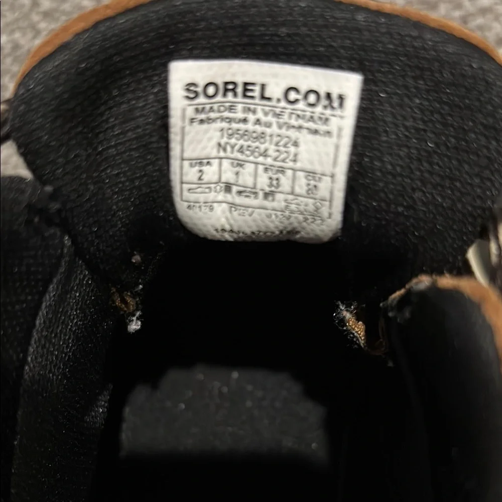 Sorel Kids Brown Suede Duck Boots